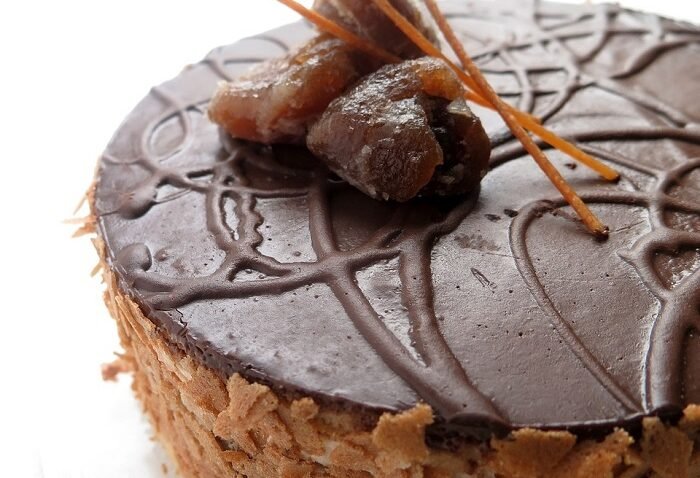 Gaštanová torta s mascarpone